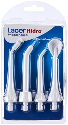 LACER HIDRO - Pack 4 Recambios para Irrigador Bucal Hidro Advance...