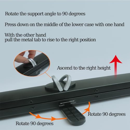 Pantalla Retráctil Manual para Proyector 50 Pulgadas 16:9 miniatura 3