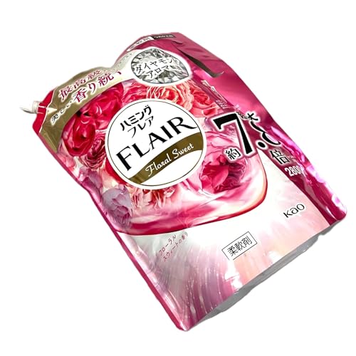 FLAIR フローラルスイート 柔軟剤, ダイヤモンドアロマ製法, 詰め替え用 2800ml, 香り長続き