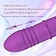 Vibrator Dildo Sexspielzeug für Frauen G-Punkt Klitoris, Sex Spielzeug für die Frau mit 10 Stoßfunktion Teleskop Vibration, Vibratorensets für Frauen Paare, Analvibrator für Sie, Masturbator Sex Toys