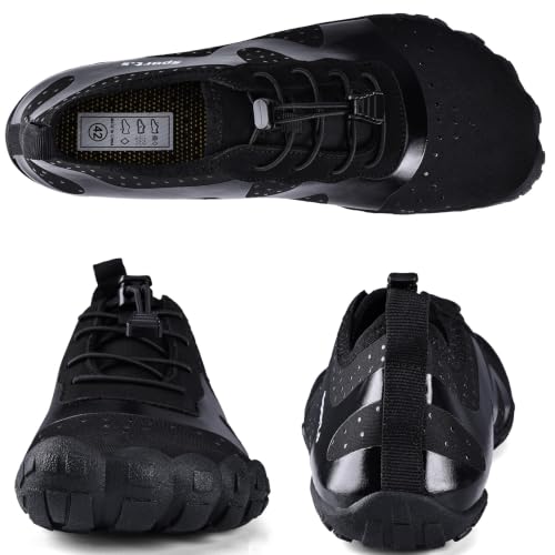 Image of Water Shoes for Men Barefoot Quick-Dry Aqua Sock Outdoor Athletic Sport Shoes for Kayaking, Boating, Hiking, Surfing, Walking