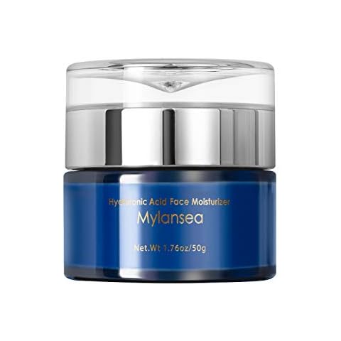 Mylansea Face Cream with Hyaluronic Acid, Face Moisturizer with Vitamin E for Lasting Hydrating, Smoothing your skin and Repairing Various Problems caused by Lack of Water, 50g Cover