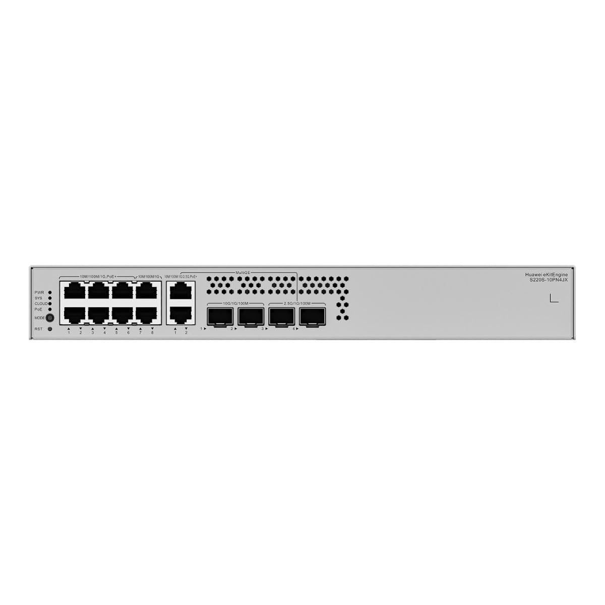 Switch Huawei eKit S220S-10PN4JX 10 Puertos RJ45 PoE+ 4 Puertos SFP+