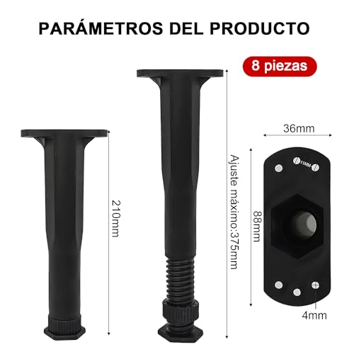 Listado y reviews de Patas cama - los mas comprados. 11 Imagen adicional