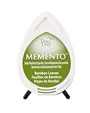 Tsukineko Memento Dew Drop Fade Resistant Inkpad of All Kinds, Bamboo Leaves