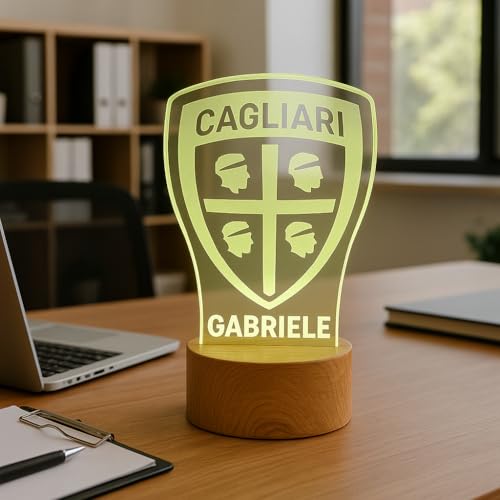 Luce LED con 7 colori a scelta, offrendo una luce soffusa e piacevole per una camera confortevole.