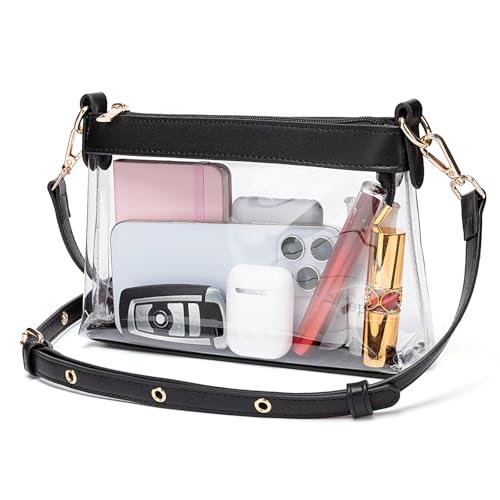 Image of Wuflyover Clear Bag for Stadium Events, Clear Purse for Women