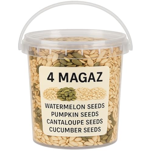 ifah 4 Magaj/Magaz Seeds Mix – 500g | Premium Edible Seed Blend (Watermelon, Cantaloupe, Cucumber & Pumpkin) | Rich in Protein & Healthy Fats | Ideal for Snacking & Cooking