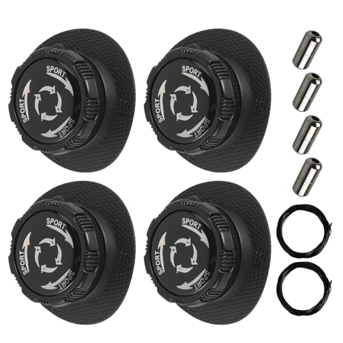 OCCOUMR 4 Stück Automatische Drehverschluss Schnürsenkel,...