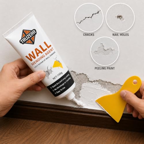 Image of Wall repair paste (150g x 2) wall putty paste, wall crack repair for walls Holes & Damage | wall crack filler, DIY wall paint repair | Wall putty Filler, putty paste, wall paint repair (300g)
