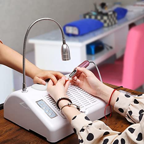 Buy Qtavia Nail Dust Collector Vacuum Multifunction Nail Art Machine ...