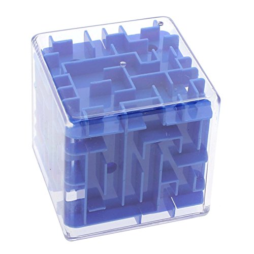 Preisvergleich Produktbild MMRM 3D dreidimensionale Würfellabyrinth für Kinder und Erwachsene der geistigen Entwicklung - Blau