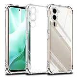 対応 Arrows We2 Plus F-51E ケース ArrowsWe2 Plus F-51E クリア ケース あんしんファミリースマホ カバー TPU 保護ケース カバー背面 シェル クバー ソフト 透明シェル ンプロテクター SENXLL-We2PlusT1