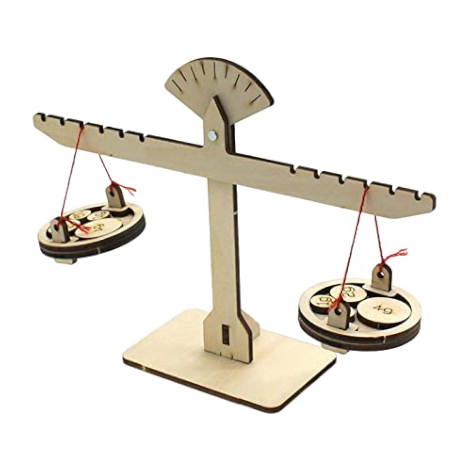 DIY Balance Scale Assemble Cognitive Toy for Math Teaching