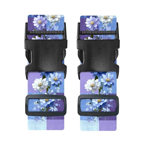 Image of Nuxovilar Luggage Straps Set for Suitcase 1.96x90.5in Polyester