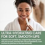 Organic Lip Treatment Balm Ultra Hydrating & Nourishing Care for Dry, Chapped, Cracked Lips & Skin, Visibly Smooths Wrinkles & Fine Lines, Natural Skin Care, 3 Pack Gift Set, Women & Men - Image 3