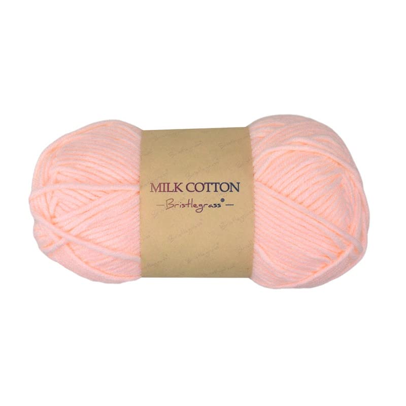 Bristlegrass Moonstone - Knitting Yarn for Socks - Pure Color - Medium and Heavy - 100% Acrylic - Multiple Colors/Skein May Provide a Butta Yarn Feel - 50g - 105m