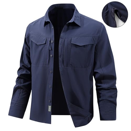 Camisa ligera de hombre para viajar y caminar por la montaña con total comodidad 3