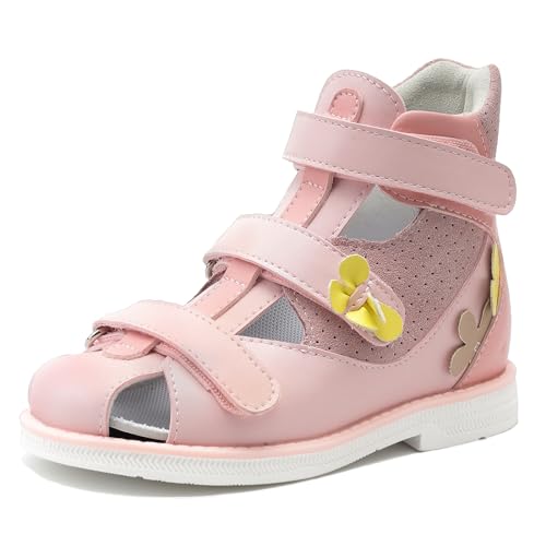 princepard Toddlers Orthopedic Sandals with Arch Support,High-top Supportive Shoes