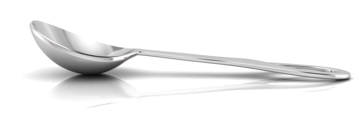 Sophie Baby Feeding Spoon Utensils for Food, .925 Sterling Silver, Boy and Girl Gifts for Shower, 1st Birthday, Christening, Beautiful Box Packaging, Custom Engraving Available