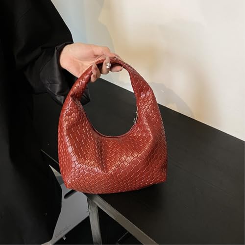 Sac à main épaule tissé d'une élégance classique texture douce - 8
