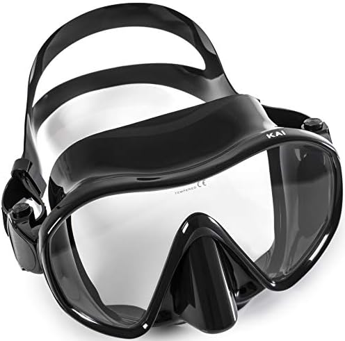 Adventure At Nature Kai Scuba Diving Mask (Adults) Frameless, Form-Fitting Leakproof Seal, Clear HD Lens | Dive Goggles for Snorkeling, Spearfishing, Freediving | Underwater Pool, Ocean