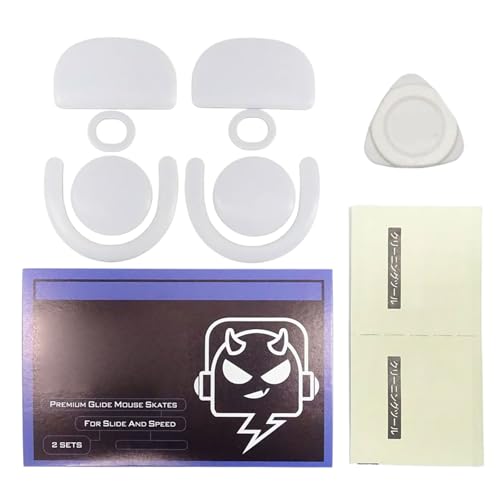 Uqezagpa GPROX SUPERLIGHT 2DEX マウス用交換用マウスフィート マウススケート マウスステッカーパッド カーブエッジ