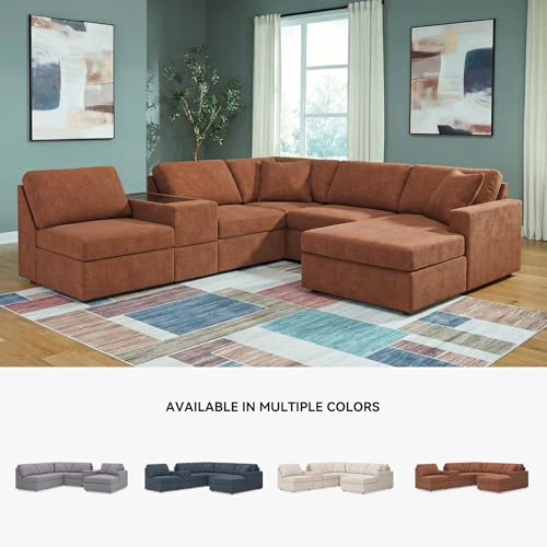 Image of Signature Design by Ashley Modmax 6-Piece Sectional with Chaise and Console