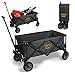 PICNIC TIME NFL Washington Commanders Adventure Wagon Folding Wagon, Wagon Cart, Sport Utility Wagon, Beach Wagon Collapsible, (Dark Gray)