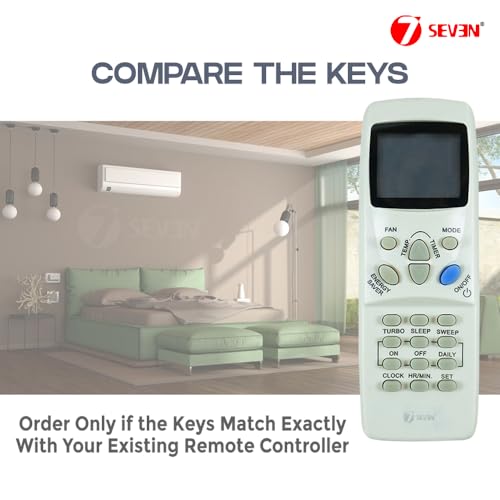 Image of 7SEVEN Compatible for Carrier Ac Remote Original Model 100B Suitable for Split and Window Air Conditioner of 1 1.5 2 Ton Carrier ac