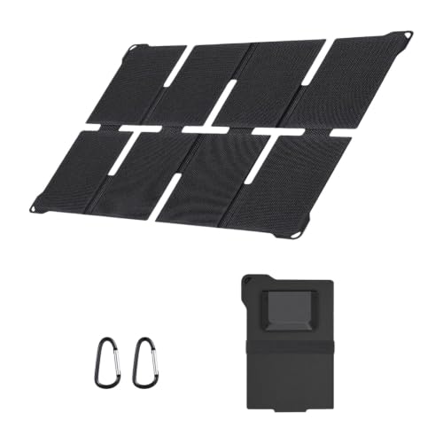 APGLSXY Solar Panel 25W Foldable Type-C USB-a Monocrystalline ETFE