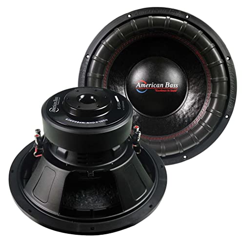 Best 15 Inch Subwoofer American Bass E1544 15" 2400 Watt Elite Series DVC Subwoofer