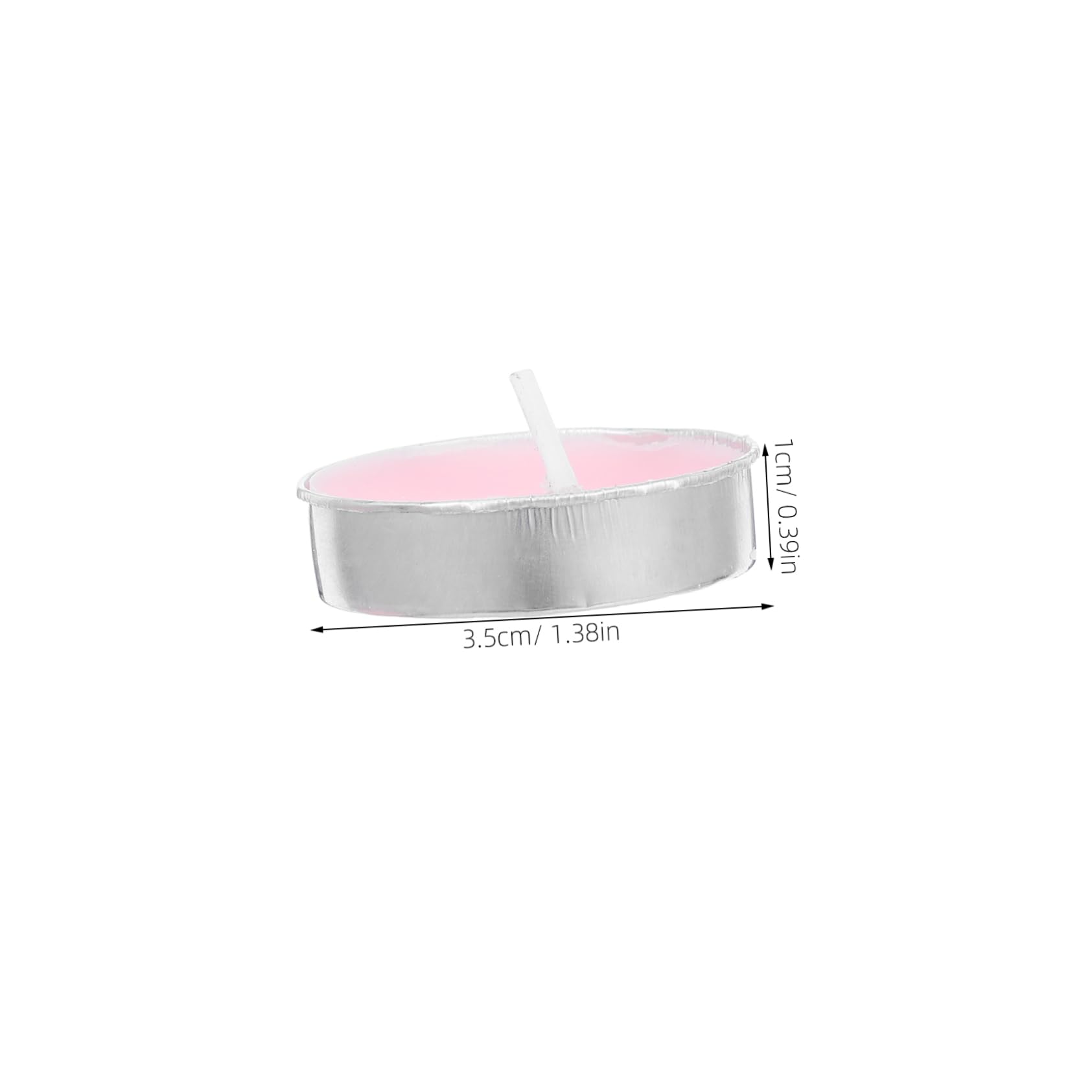 Cabilock 50pcs Mini Tealight Candles Unscented Round Candles for Wedding Decorations Party Favors and Home Use Clean Burning Compact Design for Romantic Dinners and Ceremonies