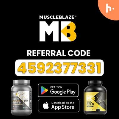 What is MuscleBlaze Referral Code 4592377331 Get 10% OFF Today (2026)