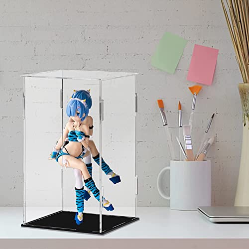 Display Case 6X6X10Inch, 15X15X25Cm For Collectibles Assemble Clear Acrylic Box Alternative Glass Case For Display Action Figures Home Storage Organizing Toys A1 #TOP4