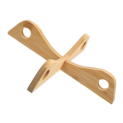 Ciieeo 2Pcs Wok Holder Wear Resistant Countertop Rack for Pots and Pans Elegant Kitchen Accessory Heat Resistant Design for Home and Restaurant Use