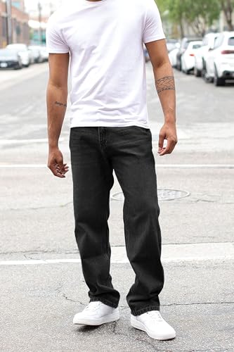 Men's Essential Baggy Wide Denim Jeans4