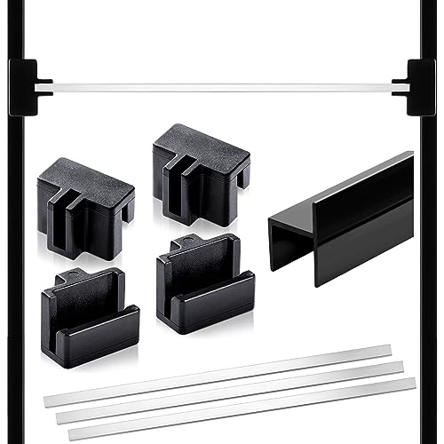 Glissières de tiroir en PVC lot de 14 rails d'armoire suspendus pour système de rangement
