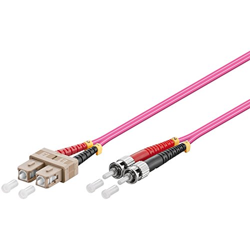Câble de fibre optique OM4 ST SC multimode 5m violet réseau