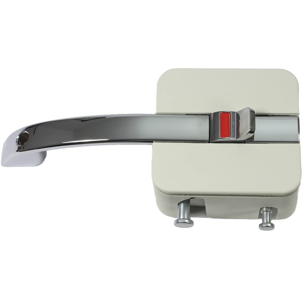 STS Zadi - Cerradura para puerta, diseño de caravana, caravana, caravana, barco, color blanco