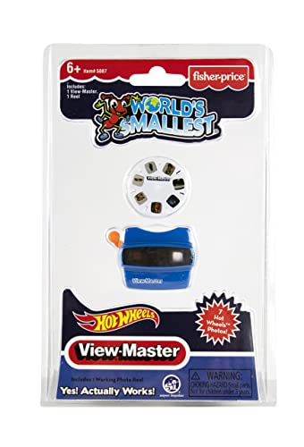 World's Smallest Hot Wheels ViewMaster, Blue
