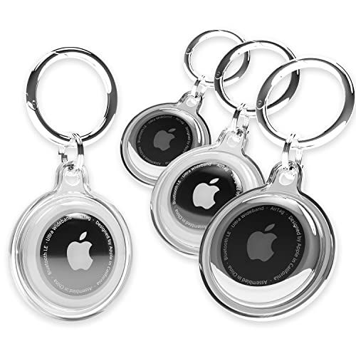 SWINCHO 4 Pack Airtag Keychain Waterproof, Air Tag Holder for ...