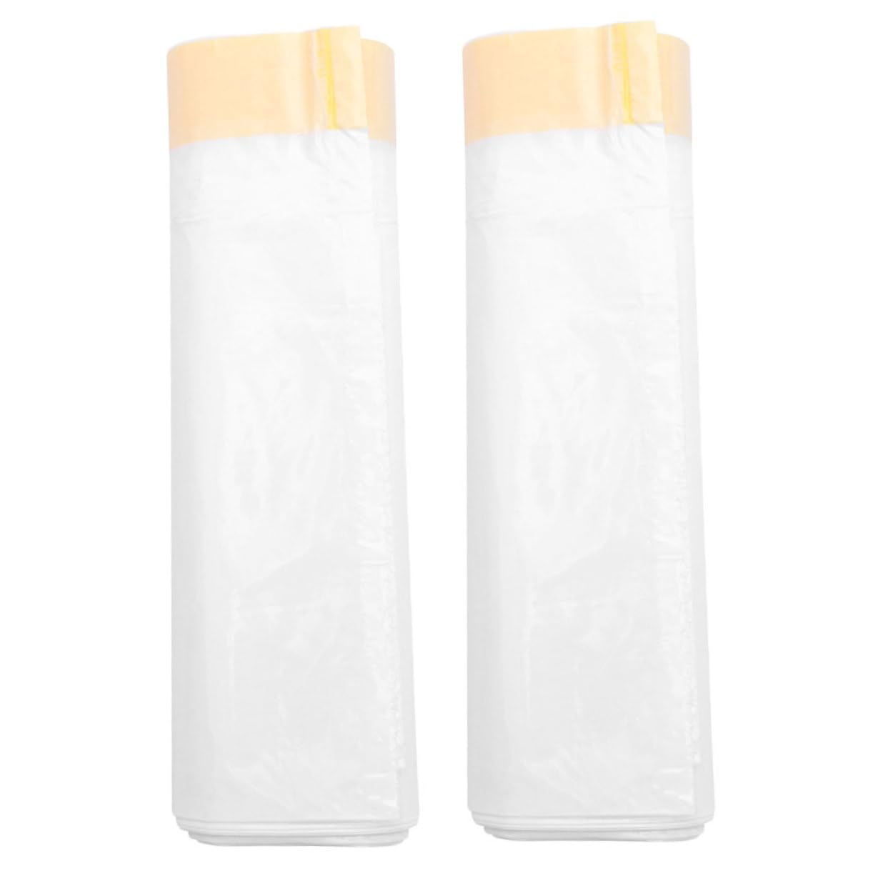 BESPORTBLE 2 Rolls Cat Litter Box Liners Drawstring Cat Box Liners Easy -up Ldpe Material 14 Count