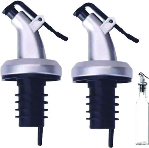 Professionale Bar Gold Metal Tappo Di Sughero Olio D'oliva Aceto - Foto 3