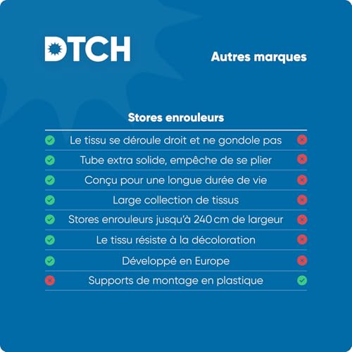 Store enrouleur translucide sable 180x275cm DTCH - 8