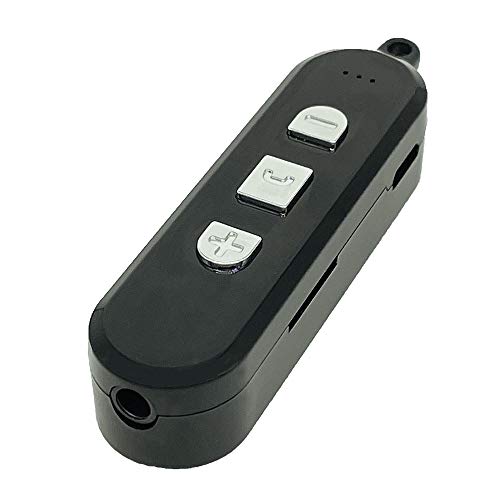 WeGlory Wireless Audio Adapter Stereo Output Receiver Hands-Free Car Kit & Mini Wireless 3.5mm Aux Adapter for Headphones, Car, Home Stereo Music System (Black)