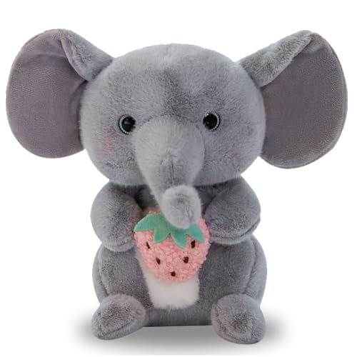 MPQDFG Peluche de Elefante, 25cm Elefante Juguete de Peluche Animales Grande Suave Bonito, Juguetes de Tela Suaves y acogedores, Ideales para guardería, decoración de habitación(Gris) MPQDFG Peluche de Elefante, 25cm Elefante Juguete de Peluche Animales Grande Suave Bonito, Juguetes de Tela Suaves y acogedores, Ideales para guardería, decoración de habitación(Gris)