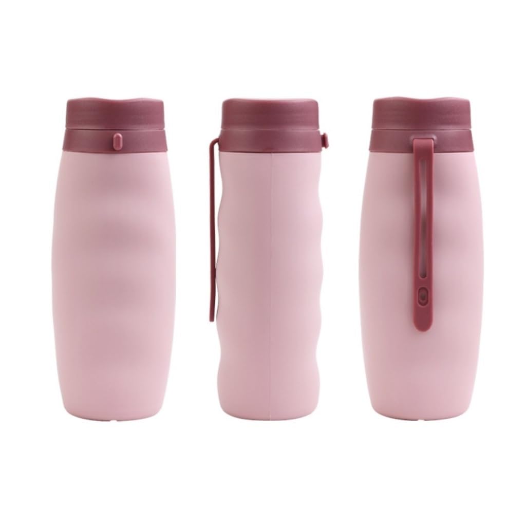 Gourde en Silicone Pliable et Portable pour Le Cyclisme, Les Sports et Les Voyages en Plein air.