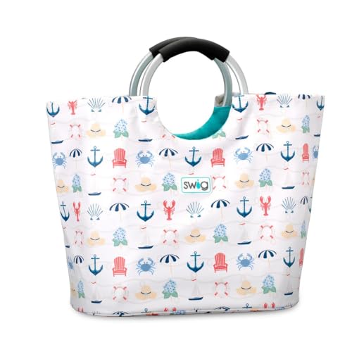 Image of Swig Life Loopi Tote Bag, Large, Lightweight, Waterproof Beach and Utility Bag