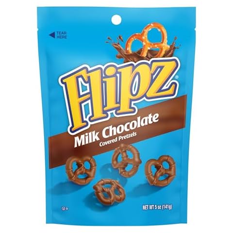 Flipz Milk Chocolate Pretzels 5oz 6 Count Cover